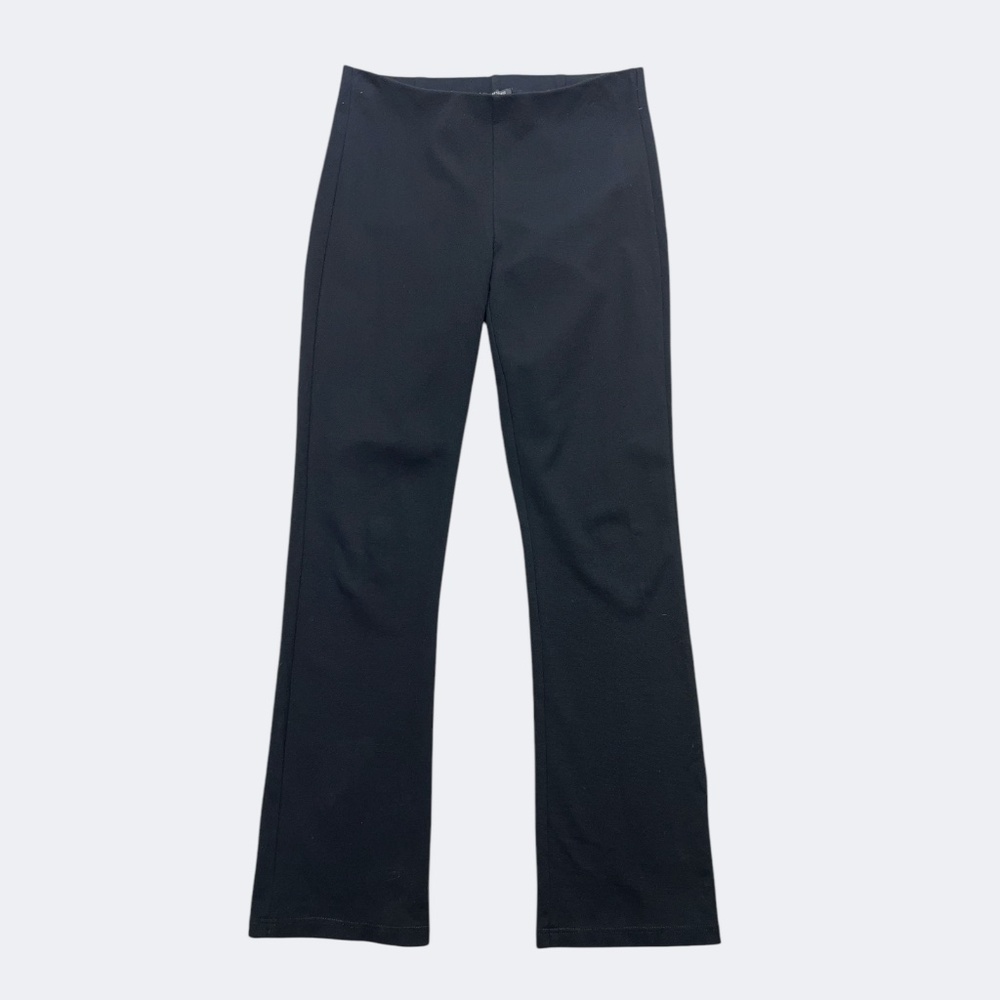 EILEEN FISHER Pants Women Size 4 Black Washable Stretch Ponte Pull On Minimalist